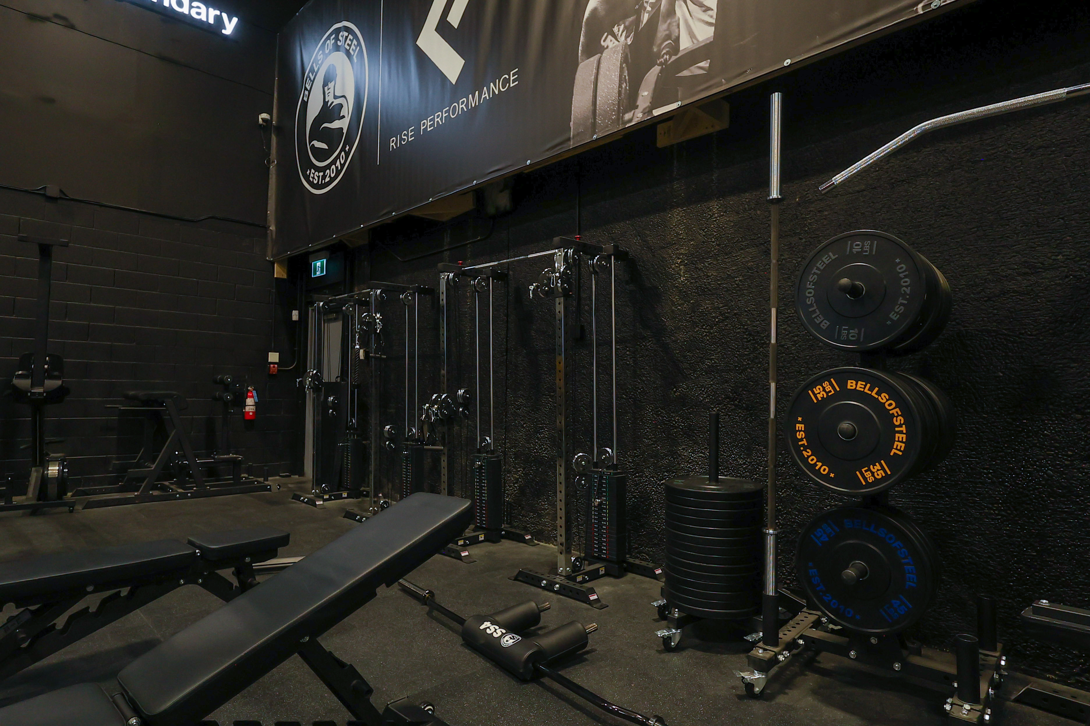 High-end gym equipment for strength training in Calgary